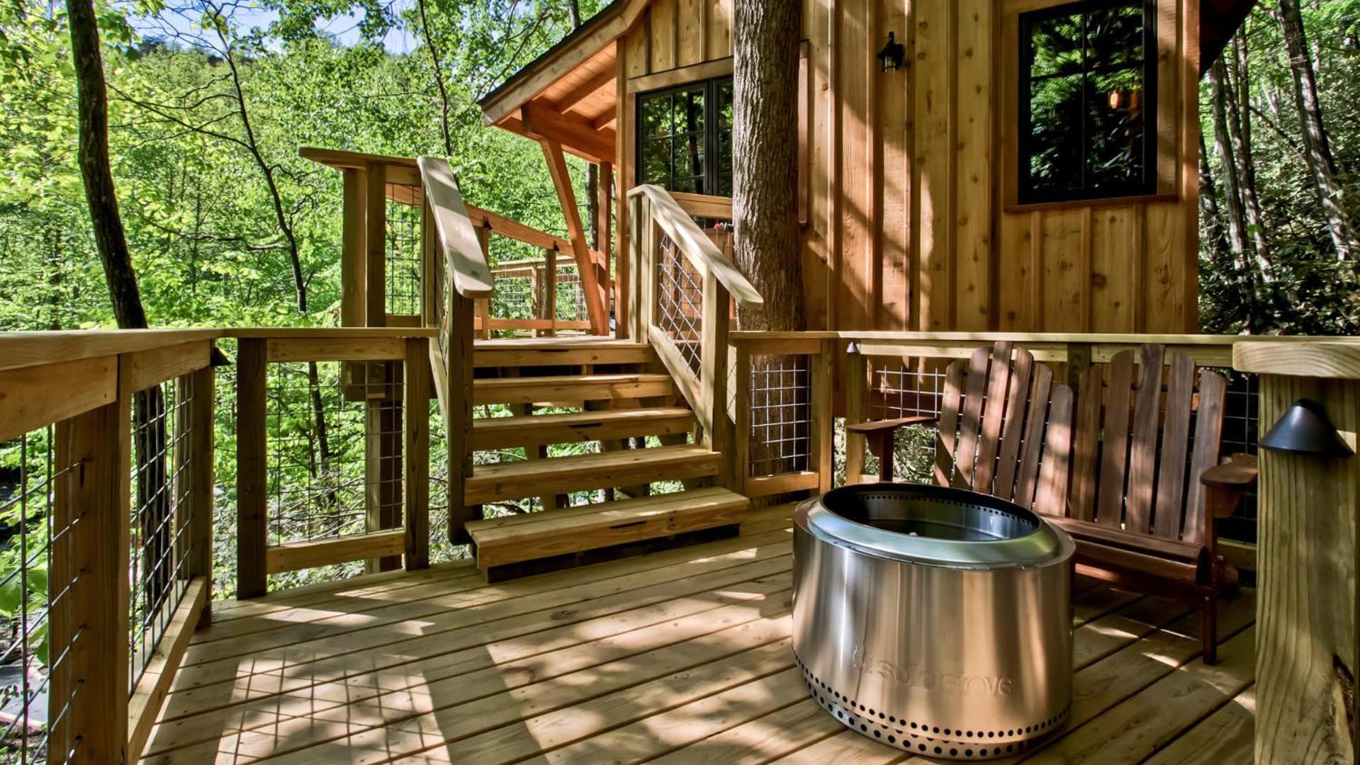 The Dogwood In Treehouse Grove At Norton Creek Villa Гетлинбург Екстериор снимка