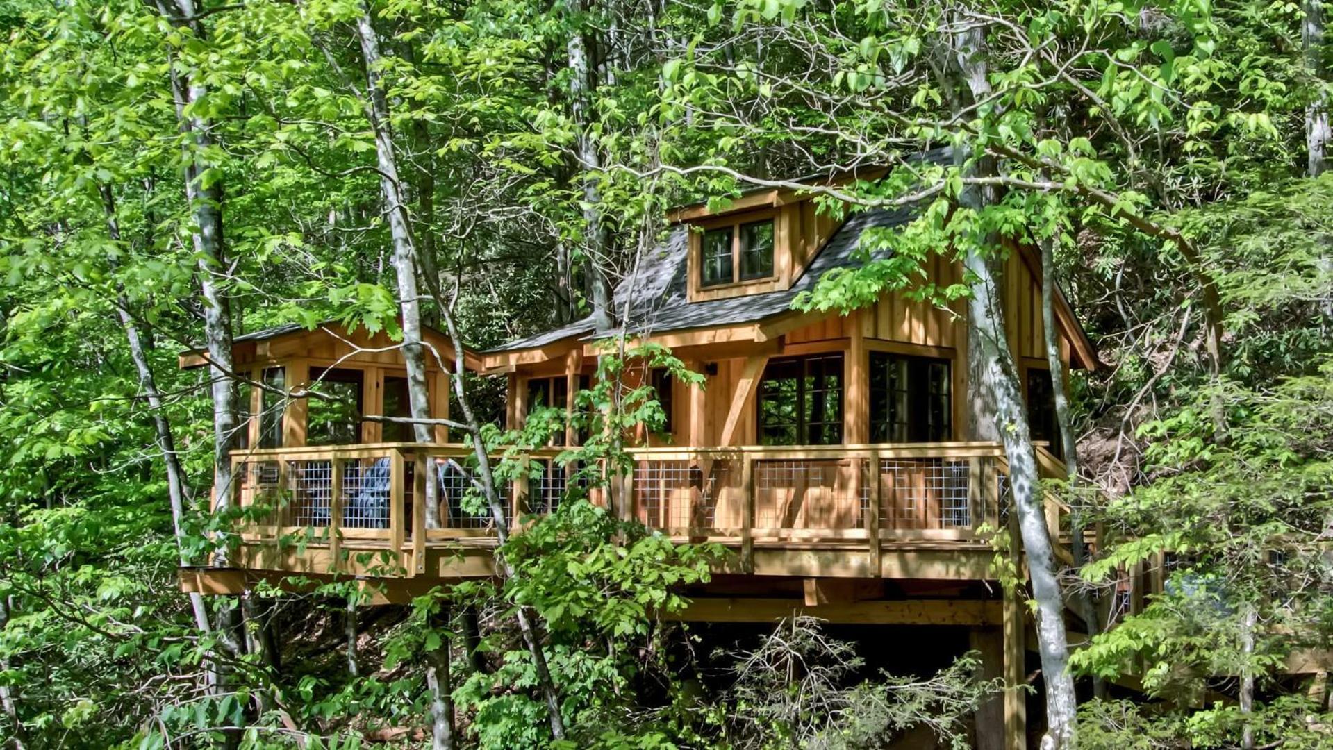 The Dogwood In Treehouse Grove At Norton Creek Villa Гетлинбург Екстериор снимка